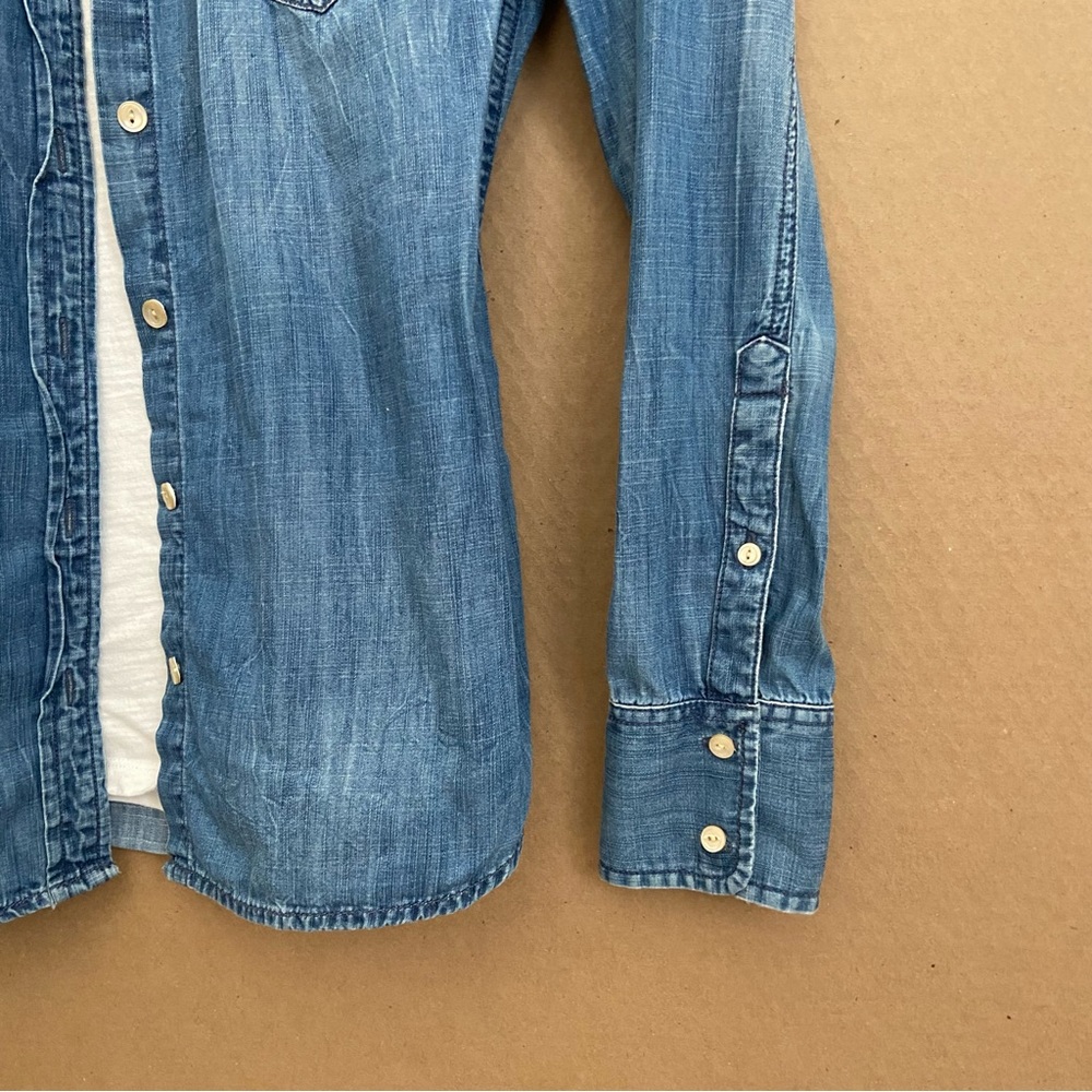 J CREW Denim Button Down - Picture 7 of 11